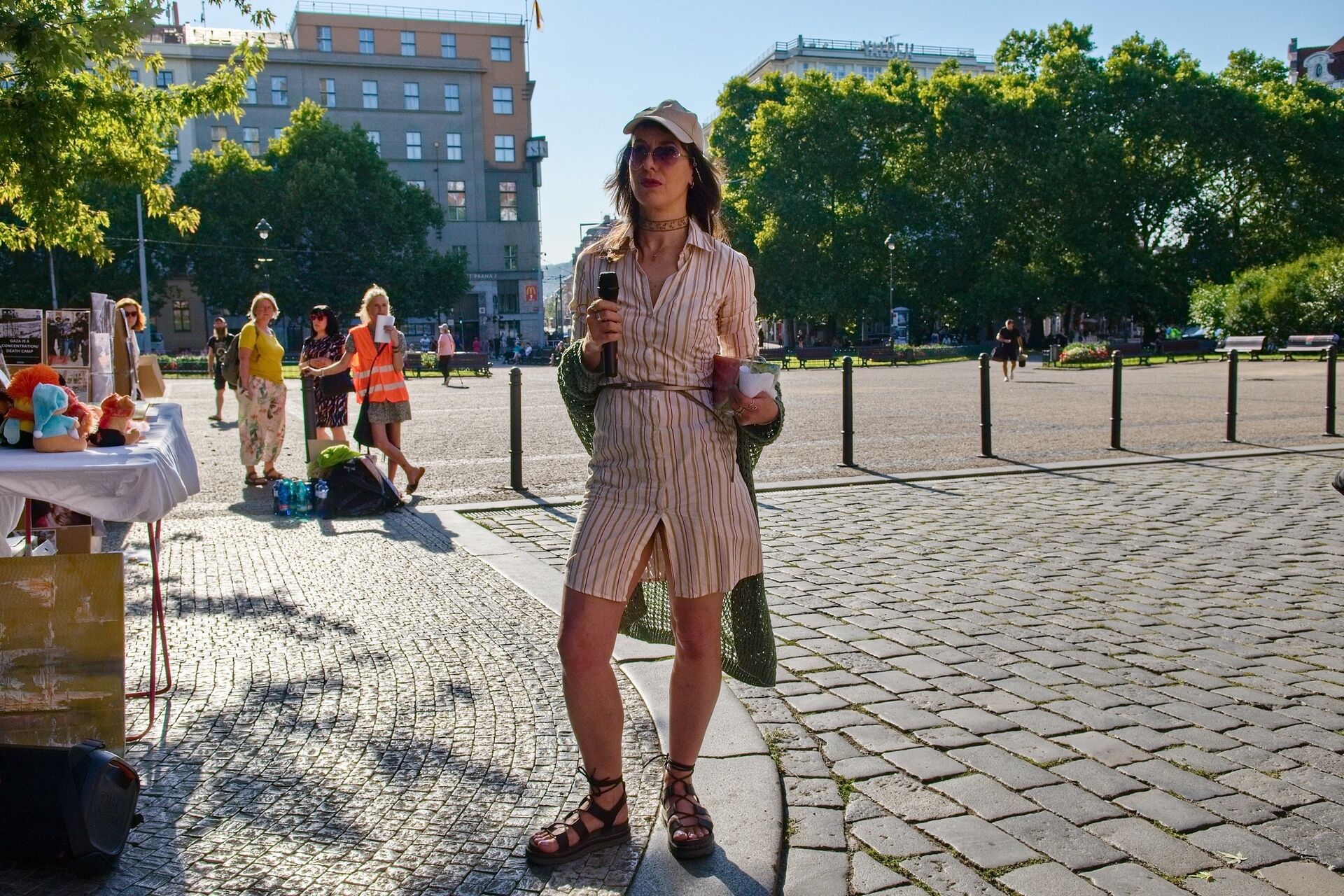 Pedagožka AVU a performerka Darina Alster. Foto: Markéta Hrbková.